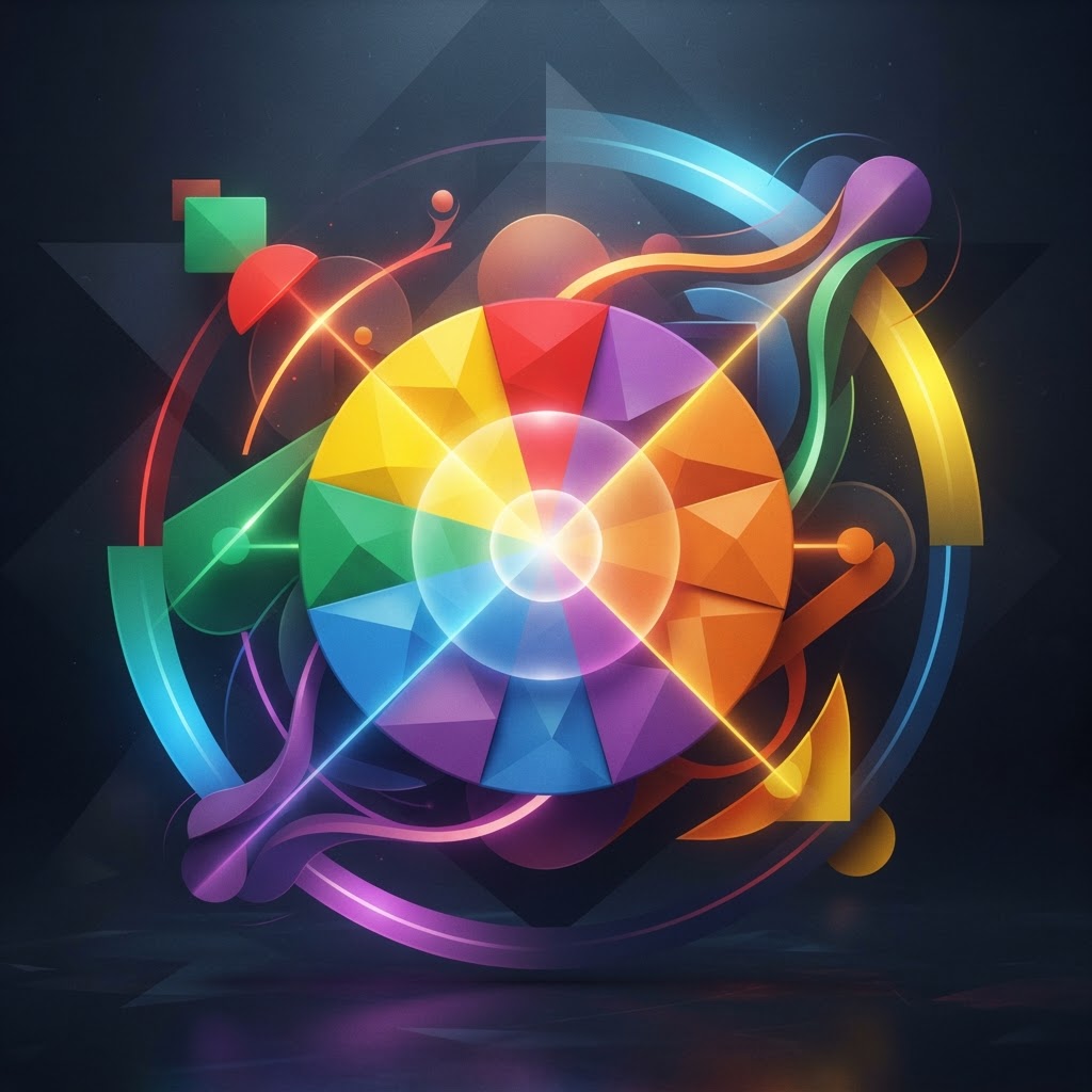 Color theory palette for professional branding