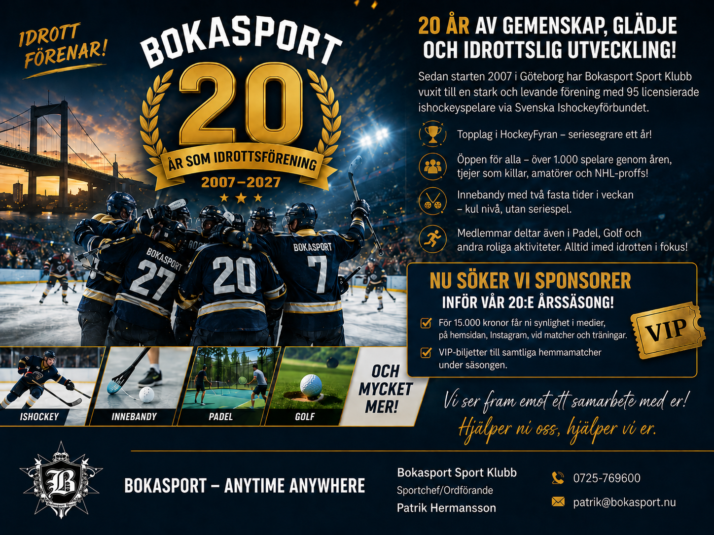 Bokasport 20 år