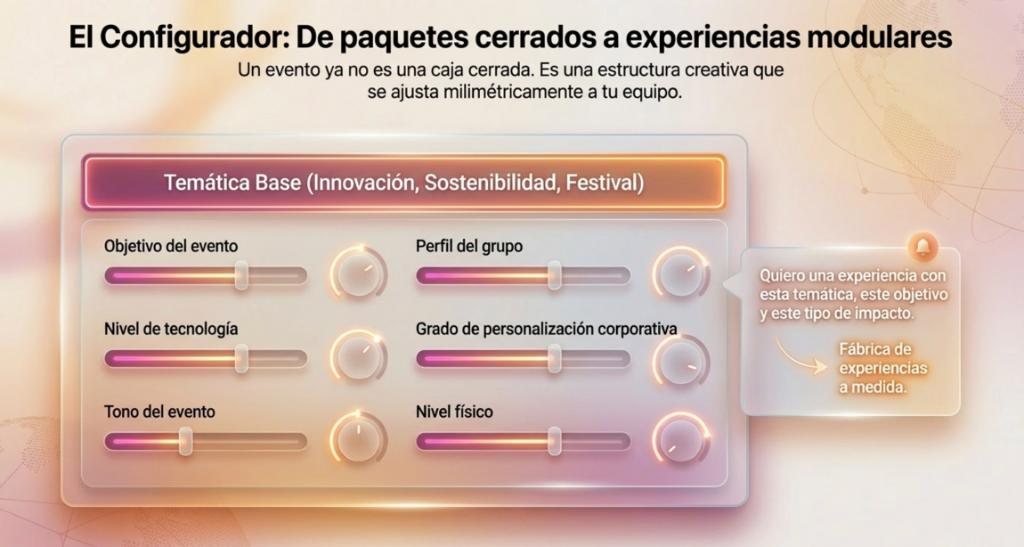 El Configurador: De paquetes cerrados a experiencias modulares