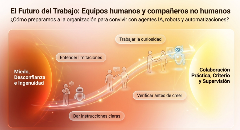 El Futuro del Trabajo: Equipos humanos y compañeros no humanos