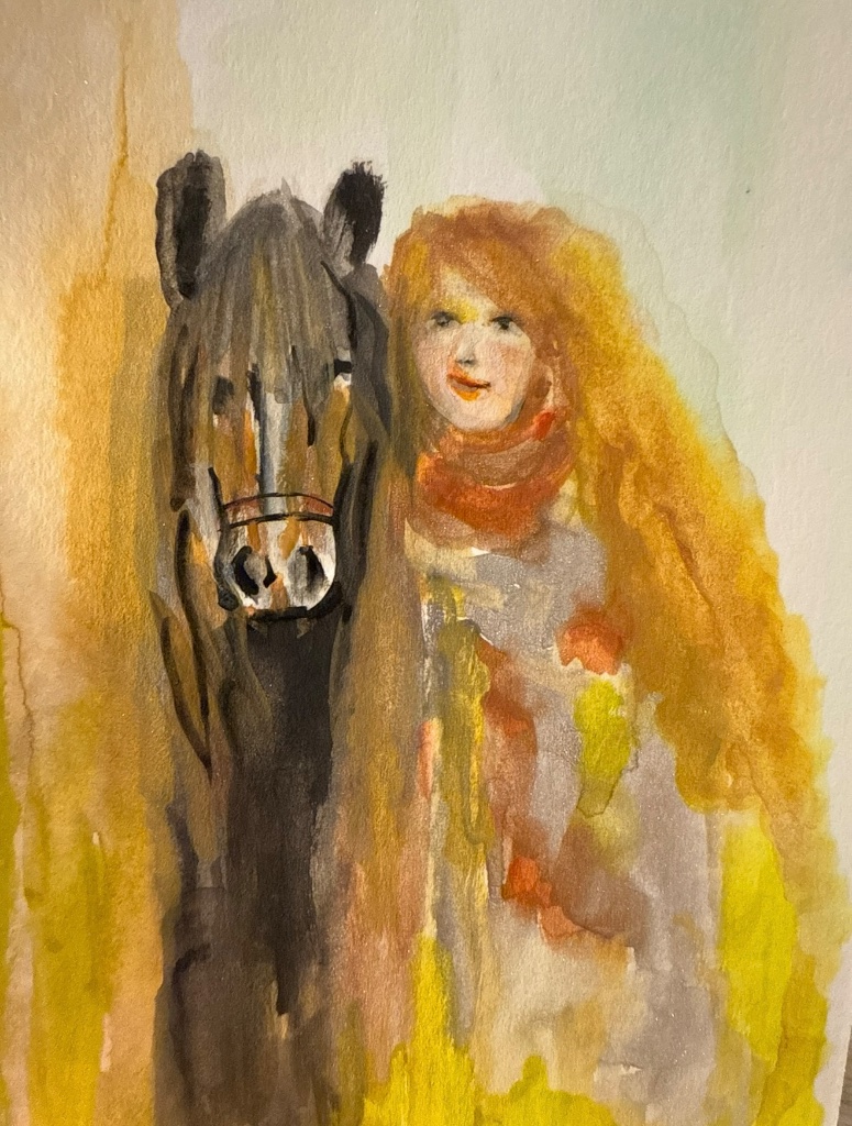 Woman and Horse
