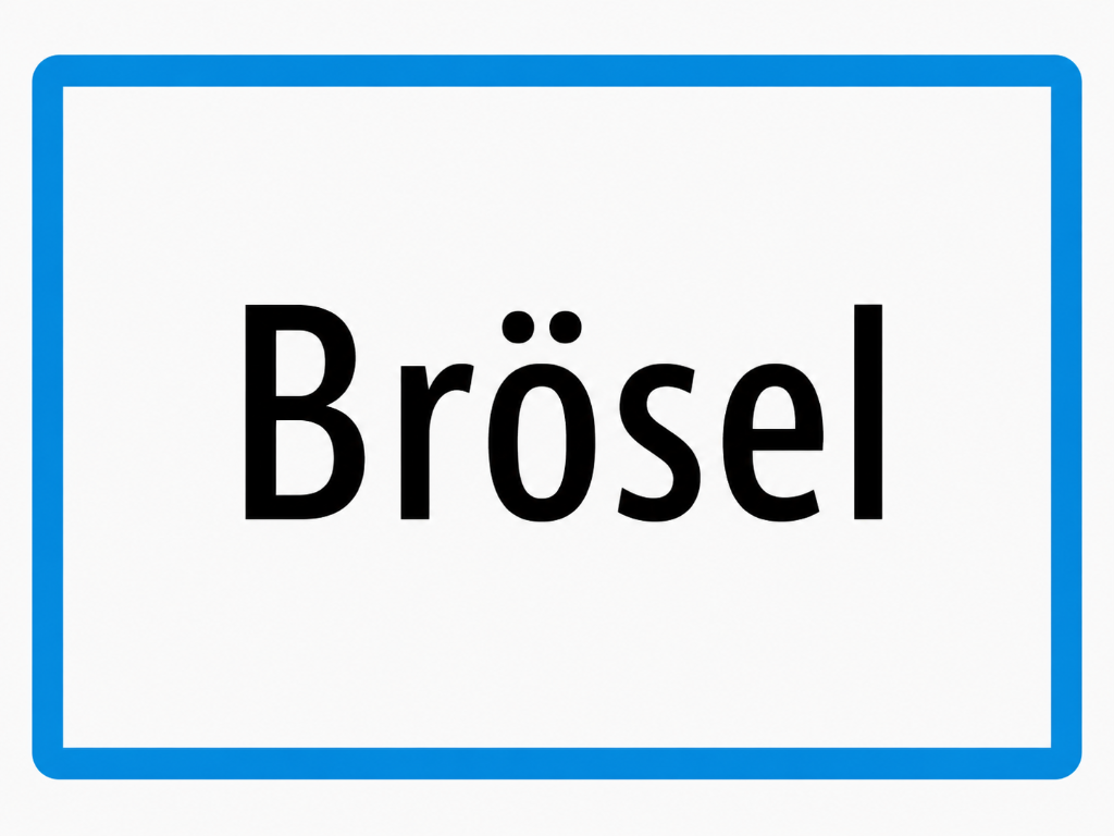 Ortseingang Brösel