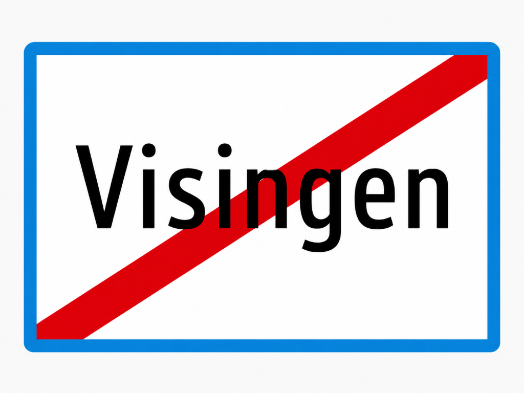Ortsausgang Visingen