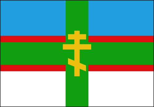Orthodoxische Flagge Maxianien