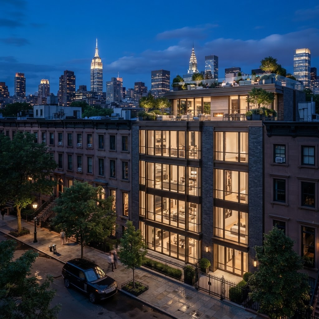 Grand Mansion in Manhattan