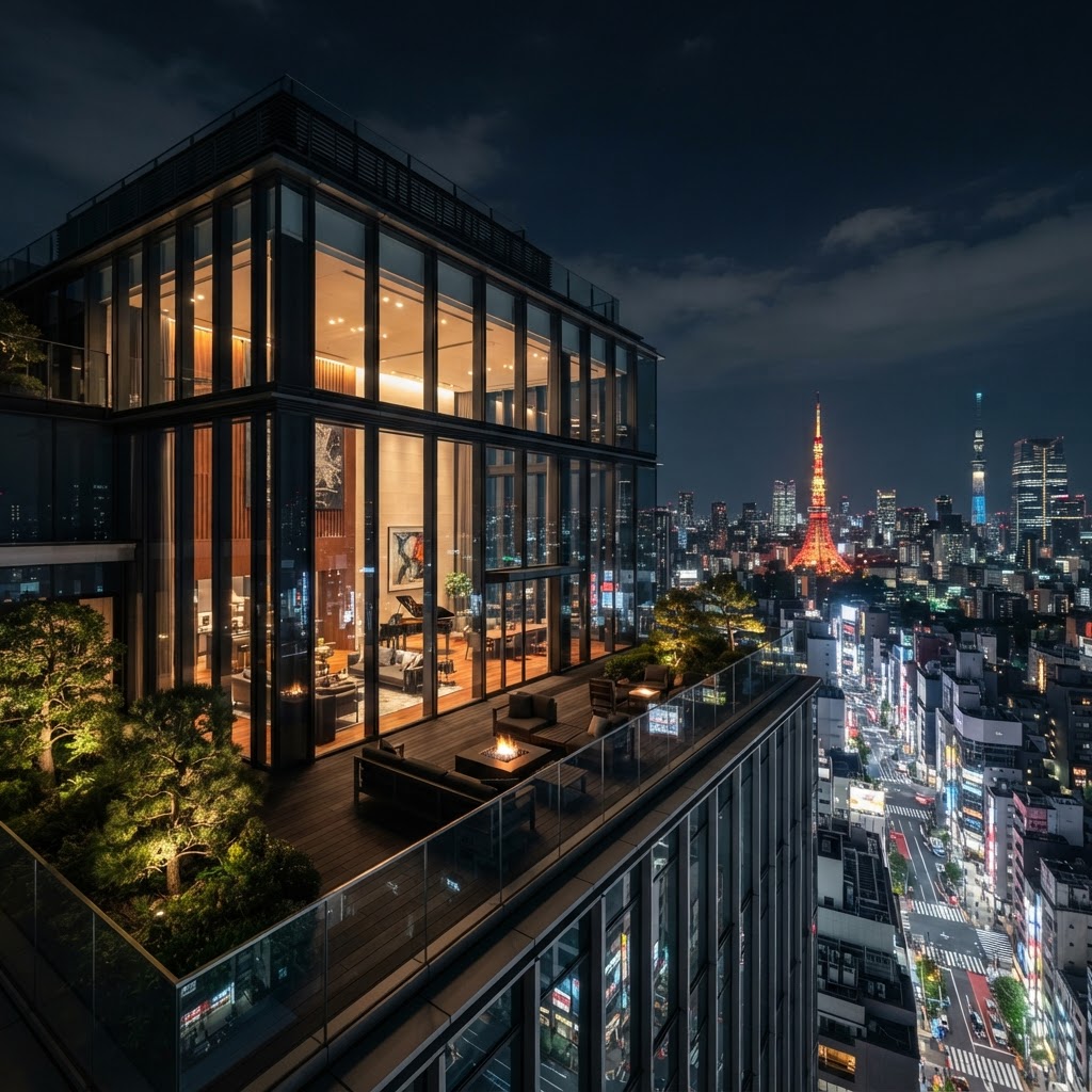 Sky Penthouse in Tokyo