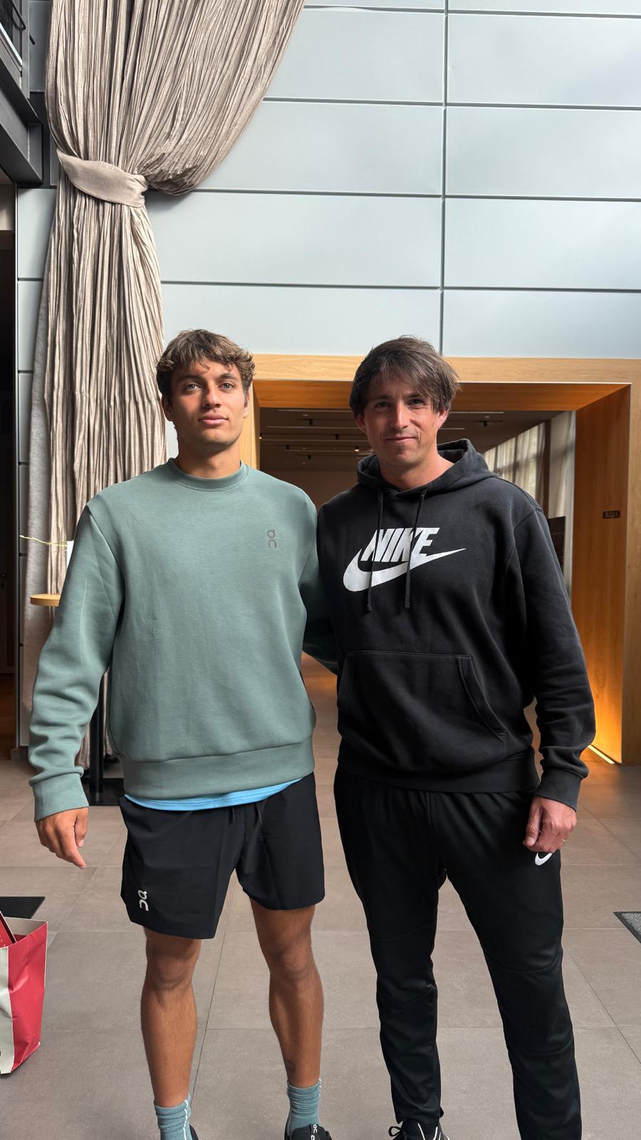 Rechts: Patrick Elias · Links: ATP-Weltstar Flavio Cobolli