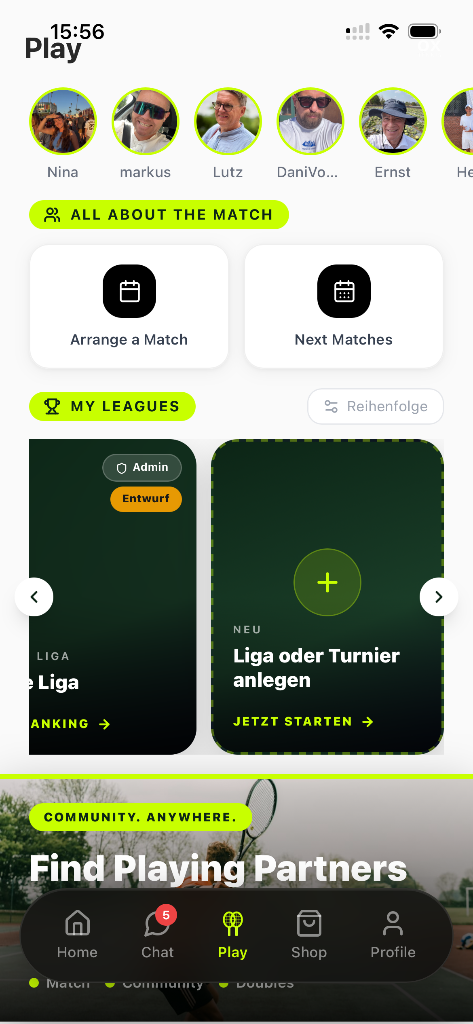 OX TENNIS App