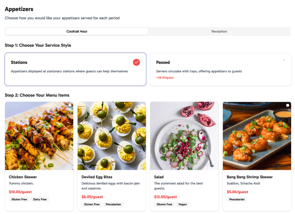 CRAVE quote builder preview