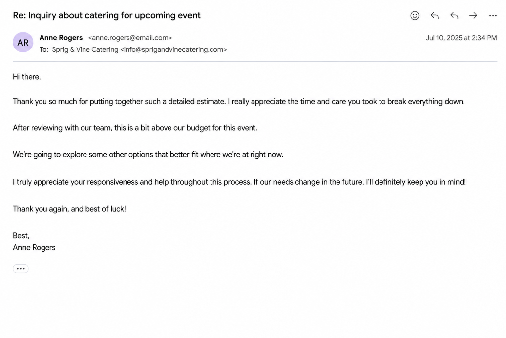 Email exchange 7