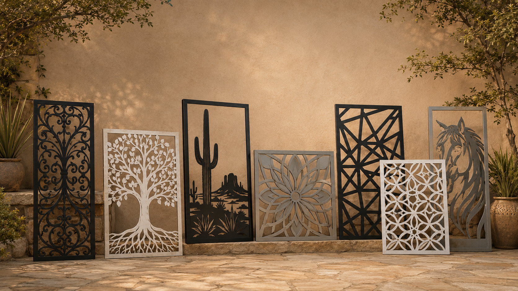Decorative Laser-Cut Panels