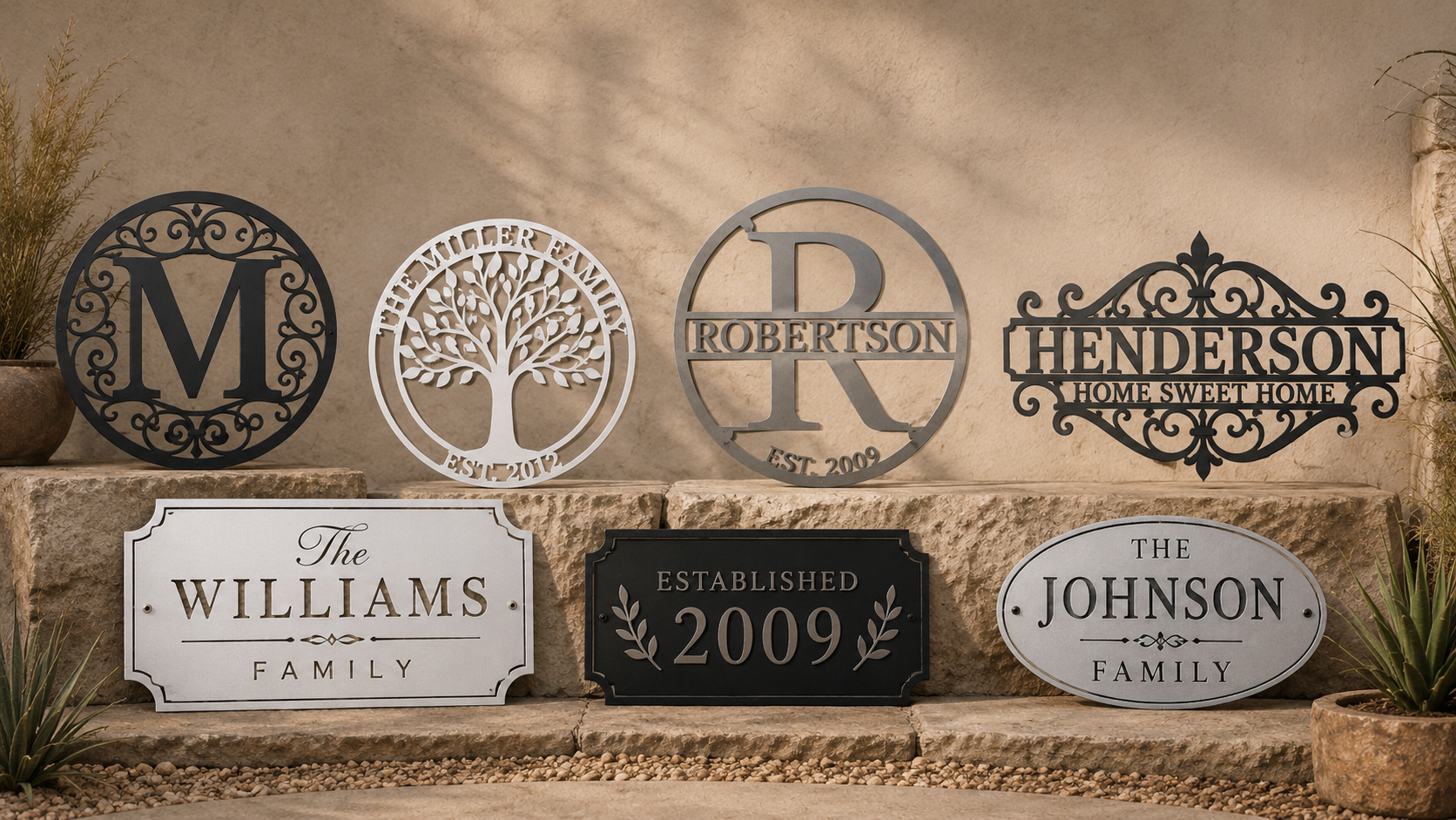 Family Monograms & Plaques