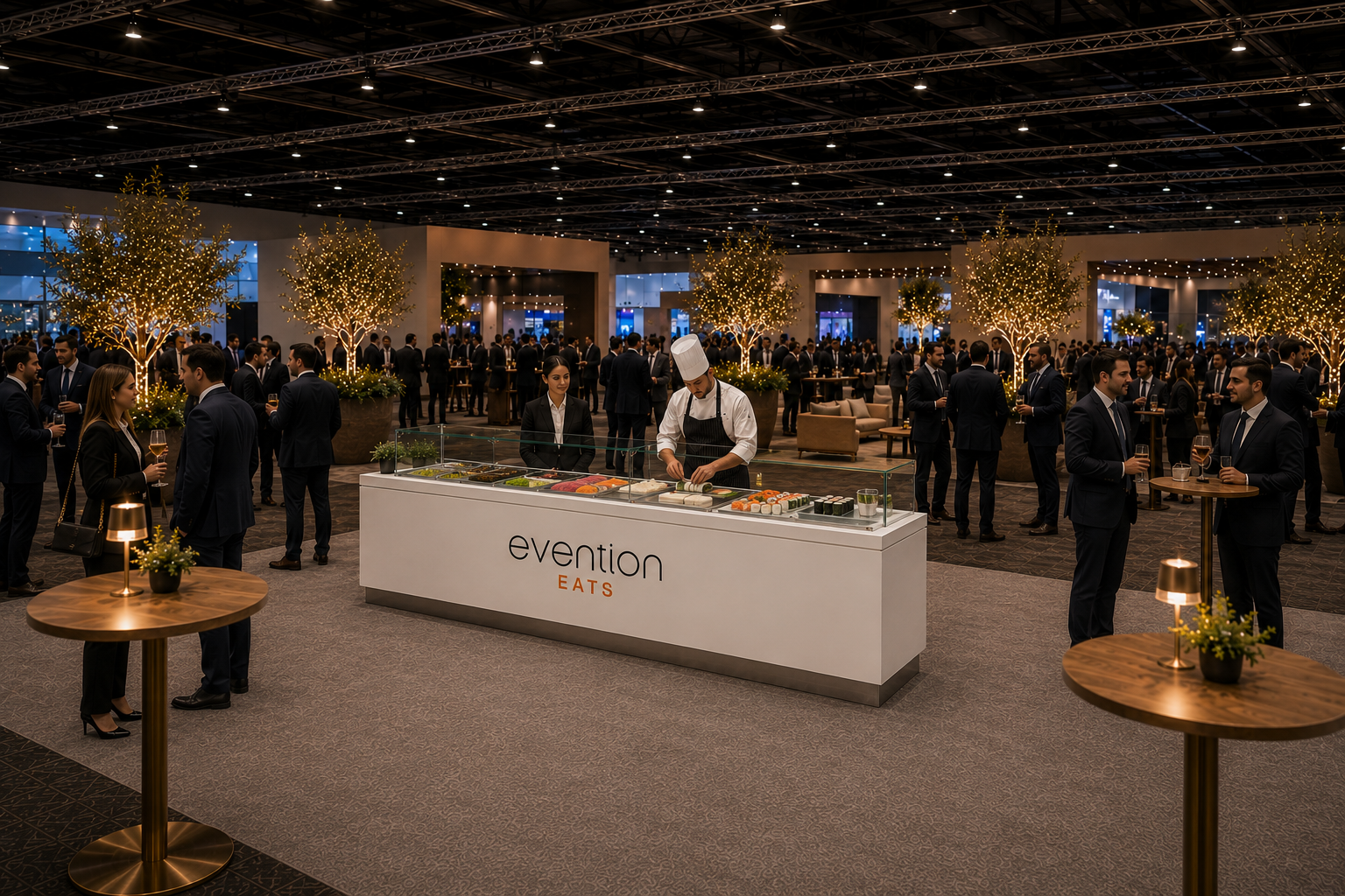 Live Sushi Station — Exhibition Environment