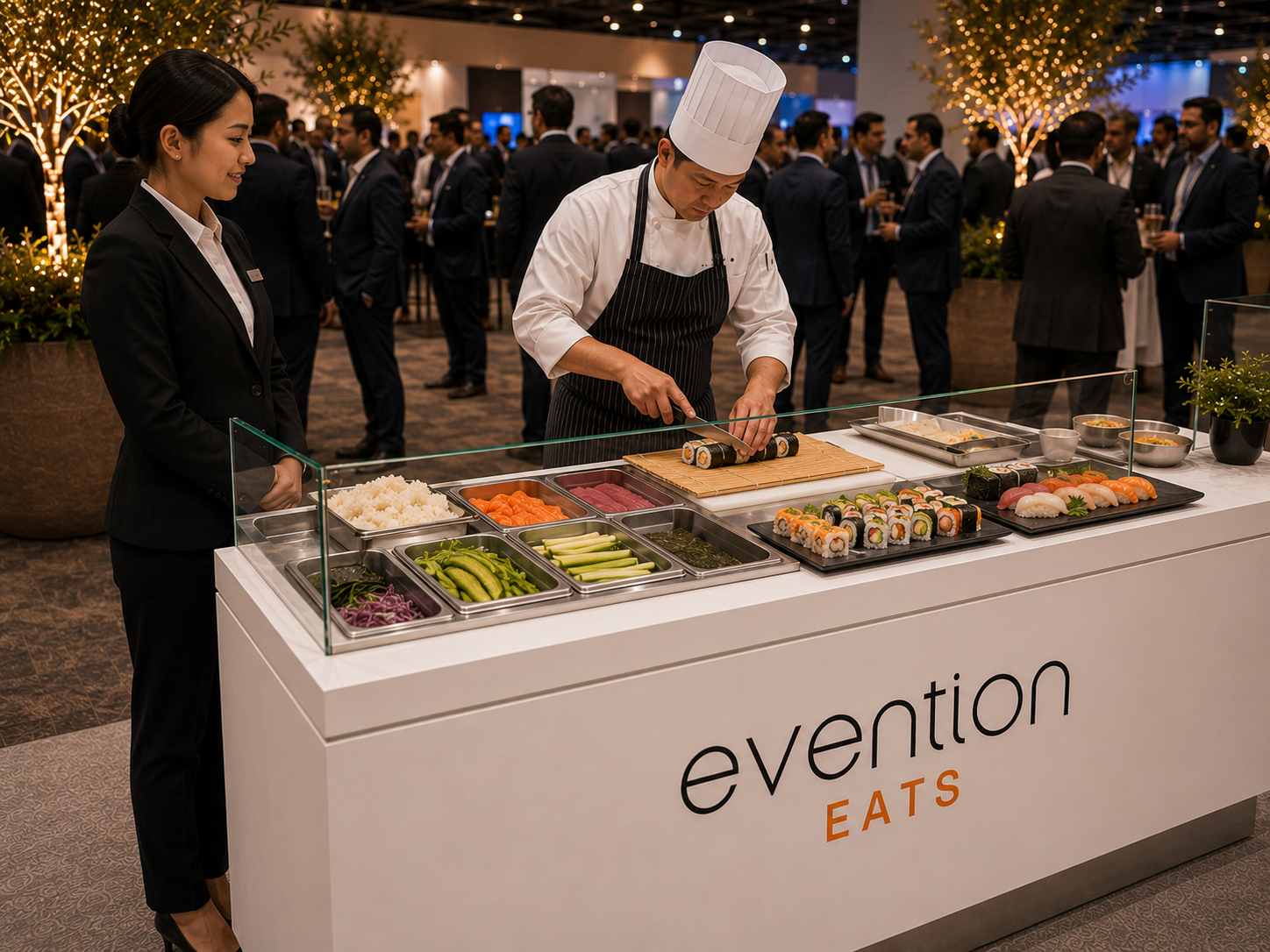 Sushi Prepared Live