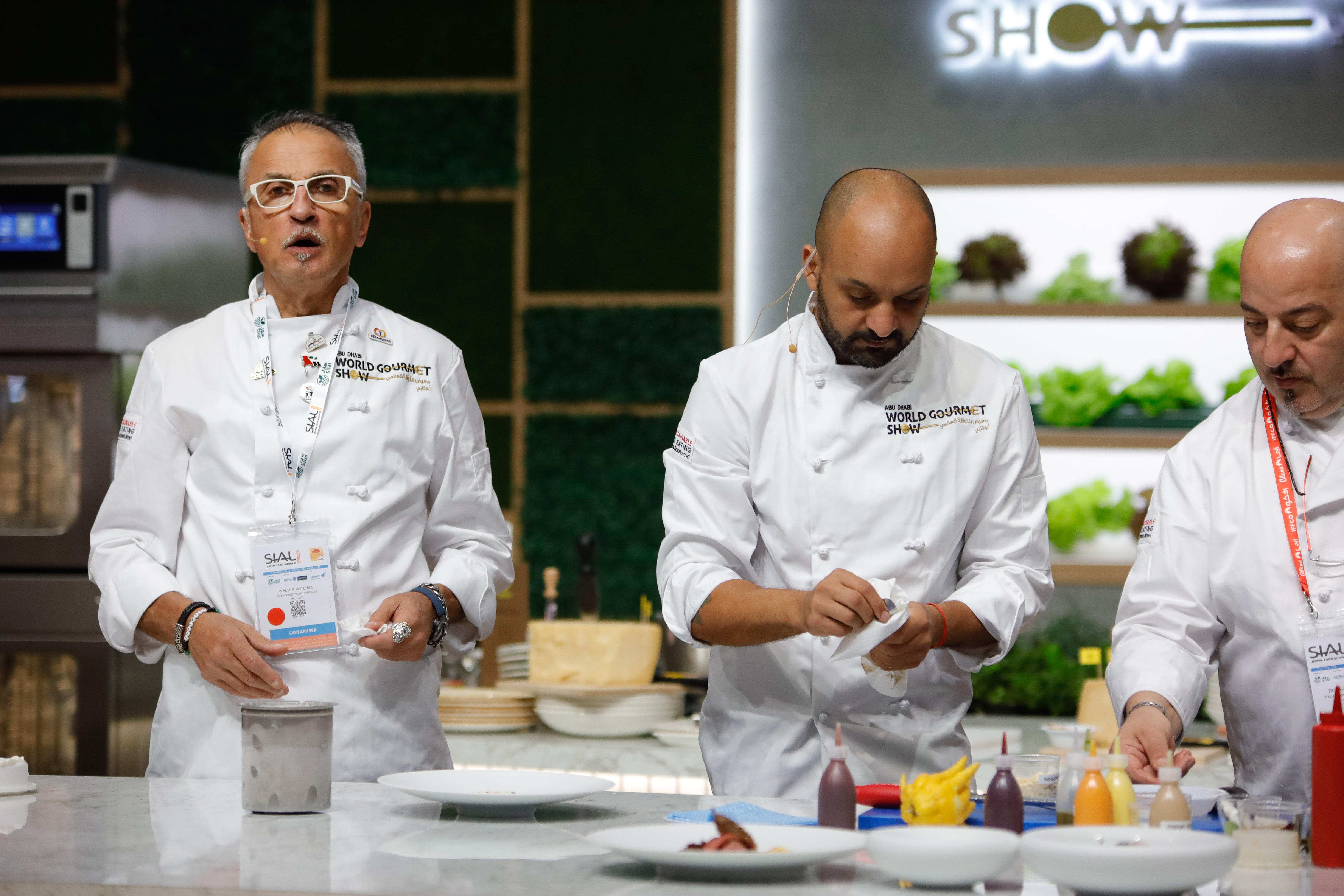 Judges tasting and scoring competition entries