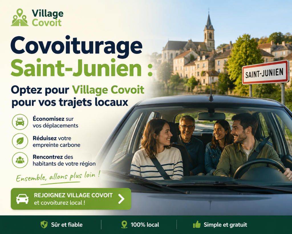 Covoiturage à Saint-Junien : Village Covoit révolutionne les trajets locaux entre communes et villages