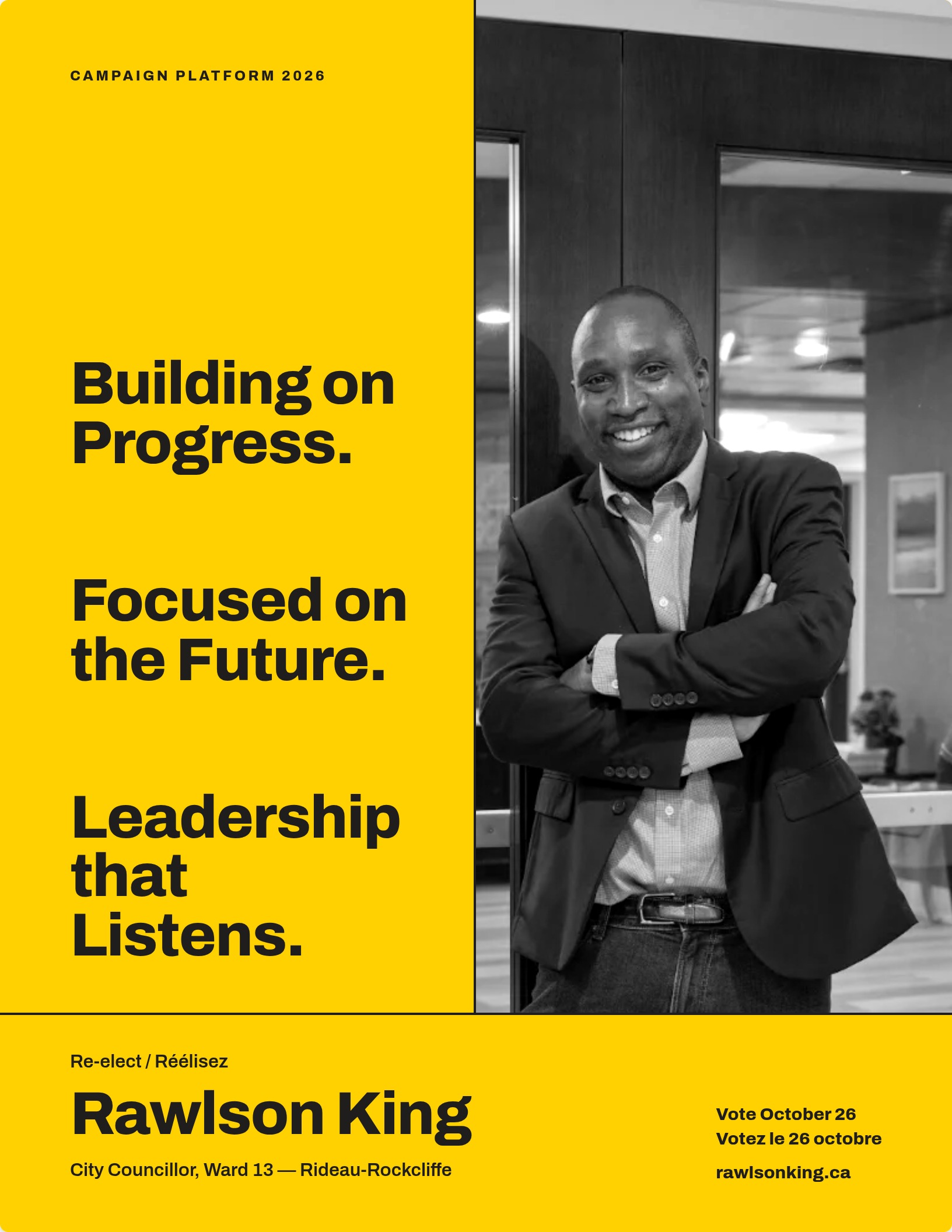 Campaign Platform 2026 — Building on Progress
