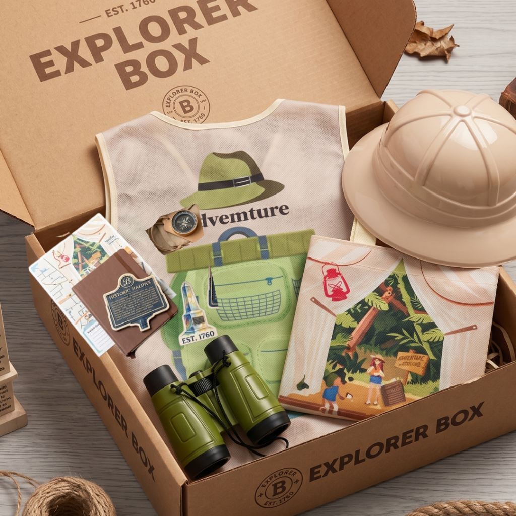Compass Explorer Box | Kids USA Travel & History Kit | America 250 Semiquincentennial Gift | 50 State Summer Adventure 3