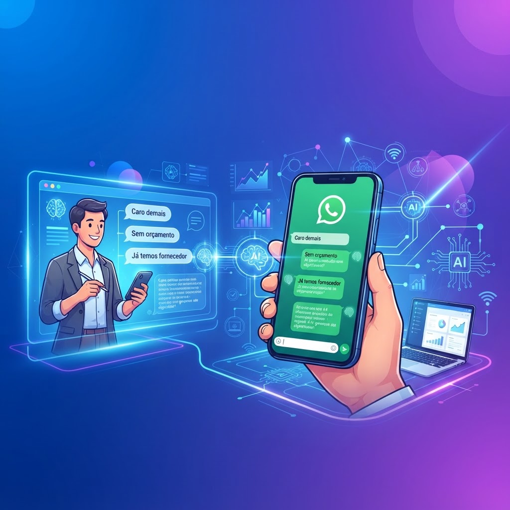 Quebra de Objeções no WhatsApp: Scripts Prontos Gerados por IA