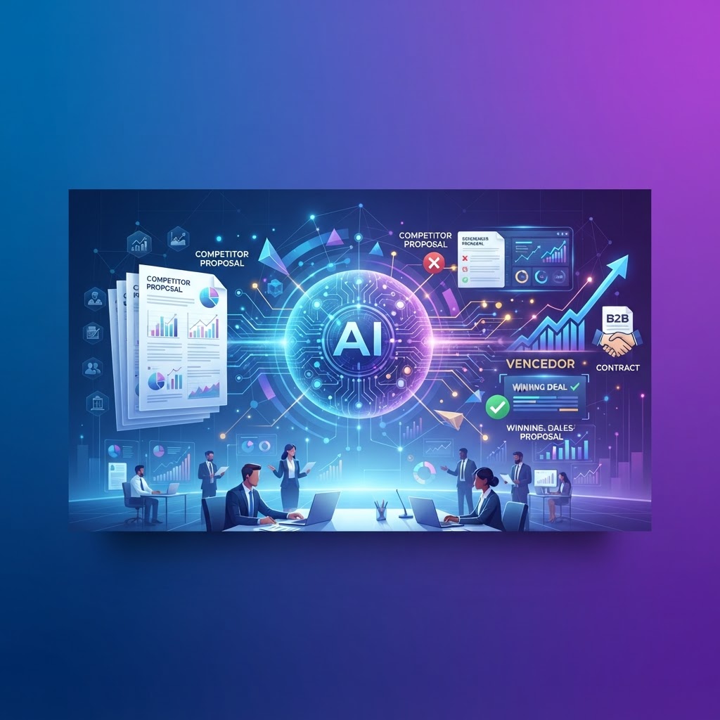 Como usar IA para analisar propostas comerciais da concorrência e vencer vendas B2B