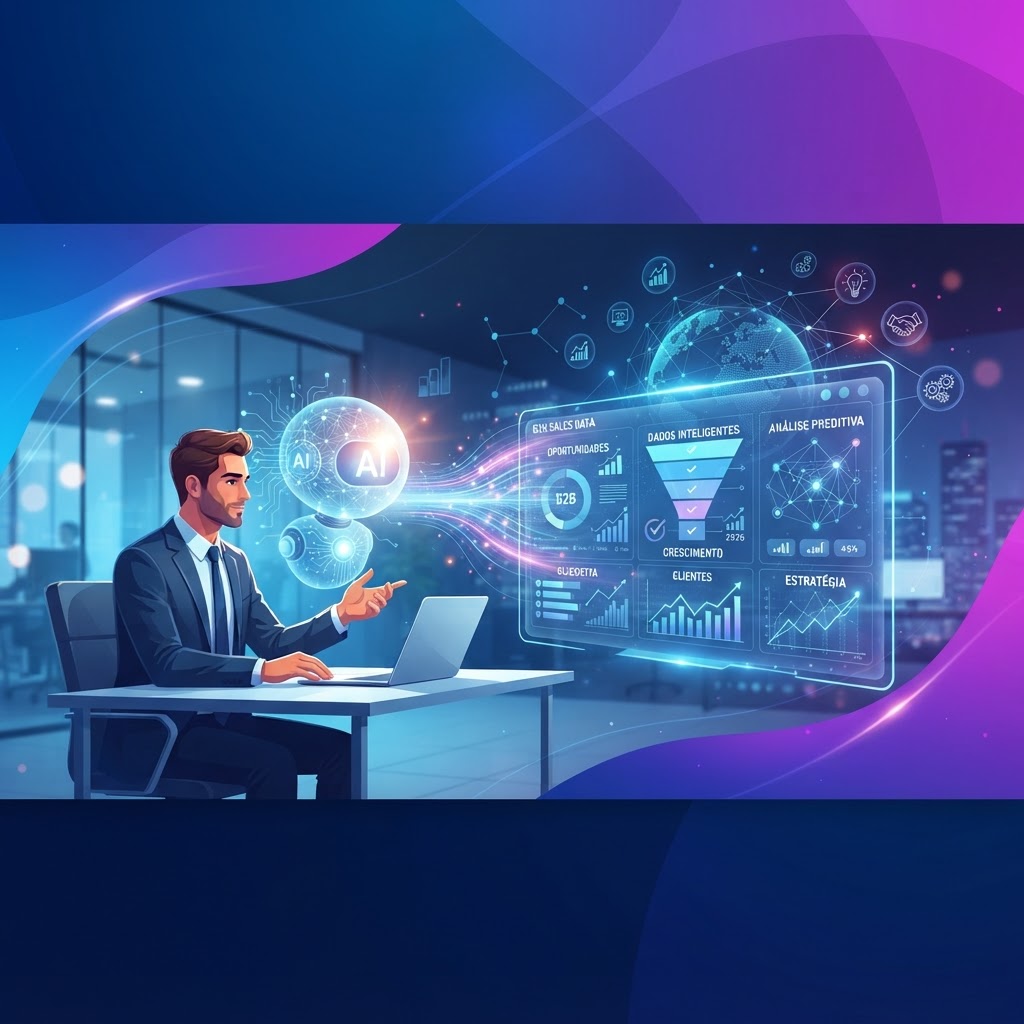 O Futuro das Vendas B2B: Como a IA se Tornou o Copiloto do Vendedor Moderno