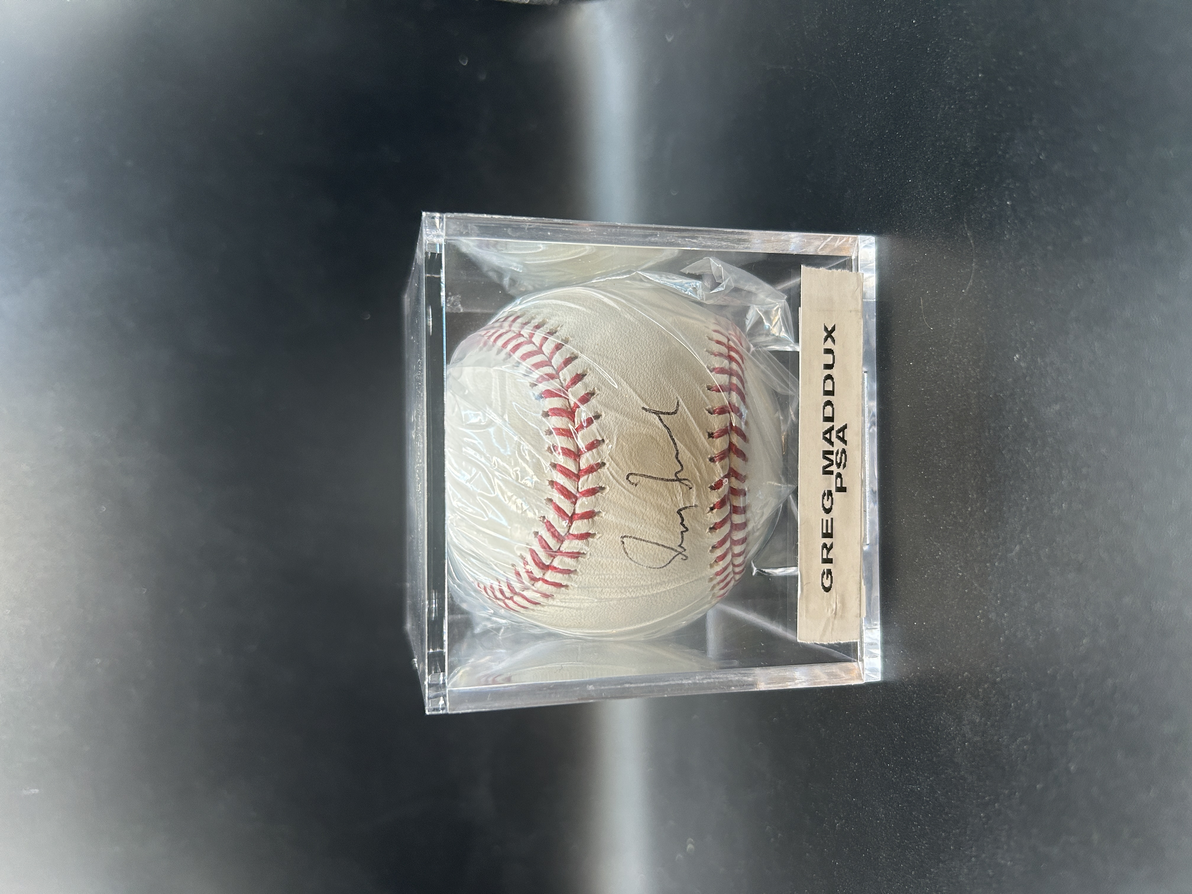 Signed Greg Maddux Ball
