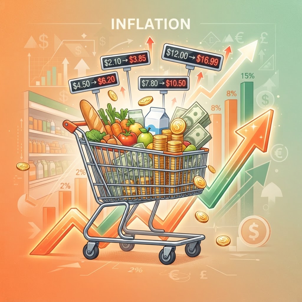 Inflation: What It Is and Why Prices Rise (2026) - Article cover image