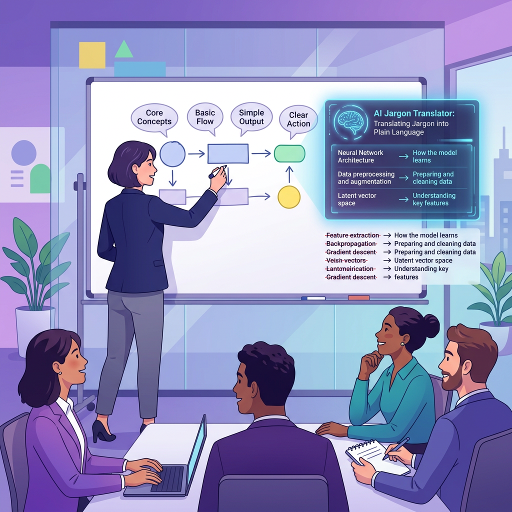 Simplify Complex Concepts for Presentations Using AI (2026) - Article cover image