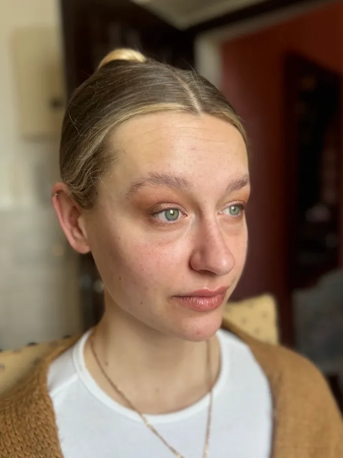 Braut Makeup - Vorher