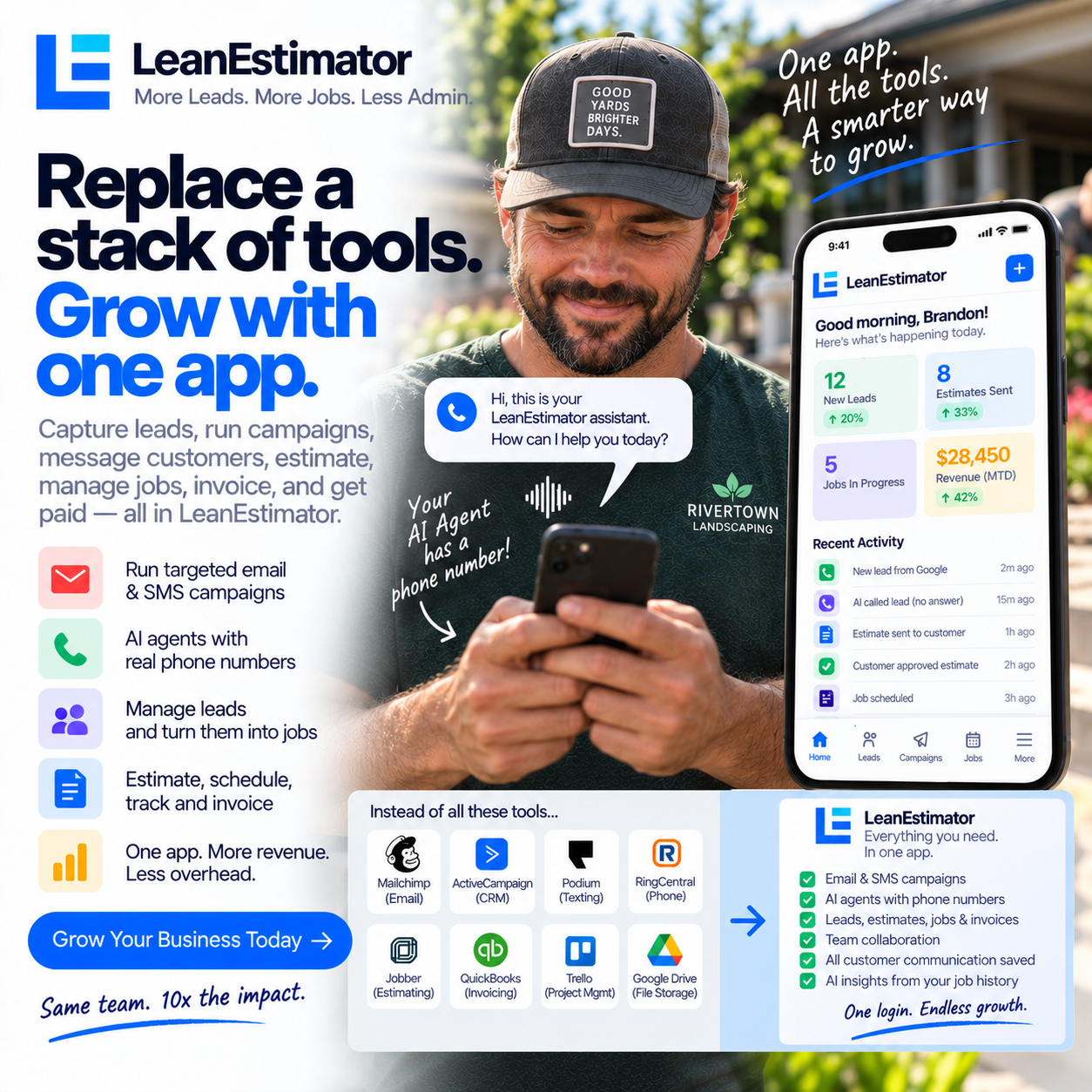 Replace a stack of tools