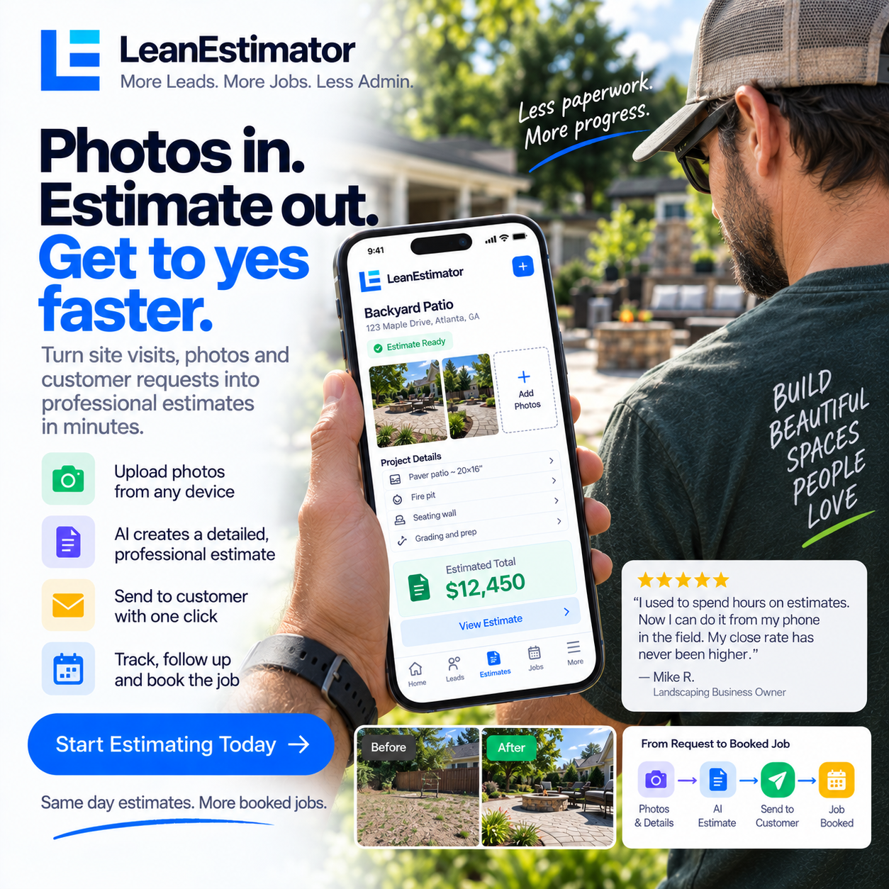 Photos in. Estimate out.