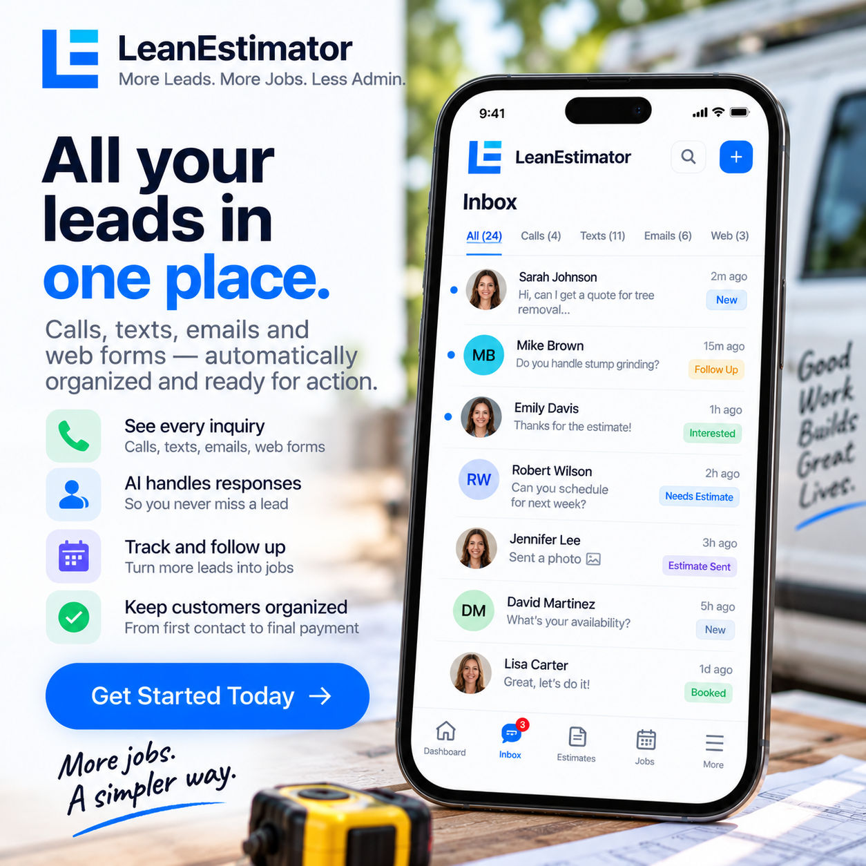 All your leads in one place