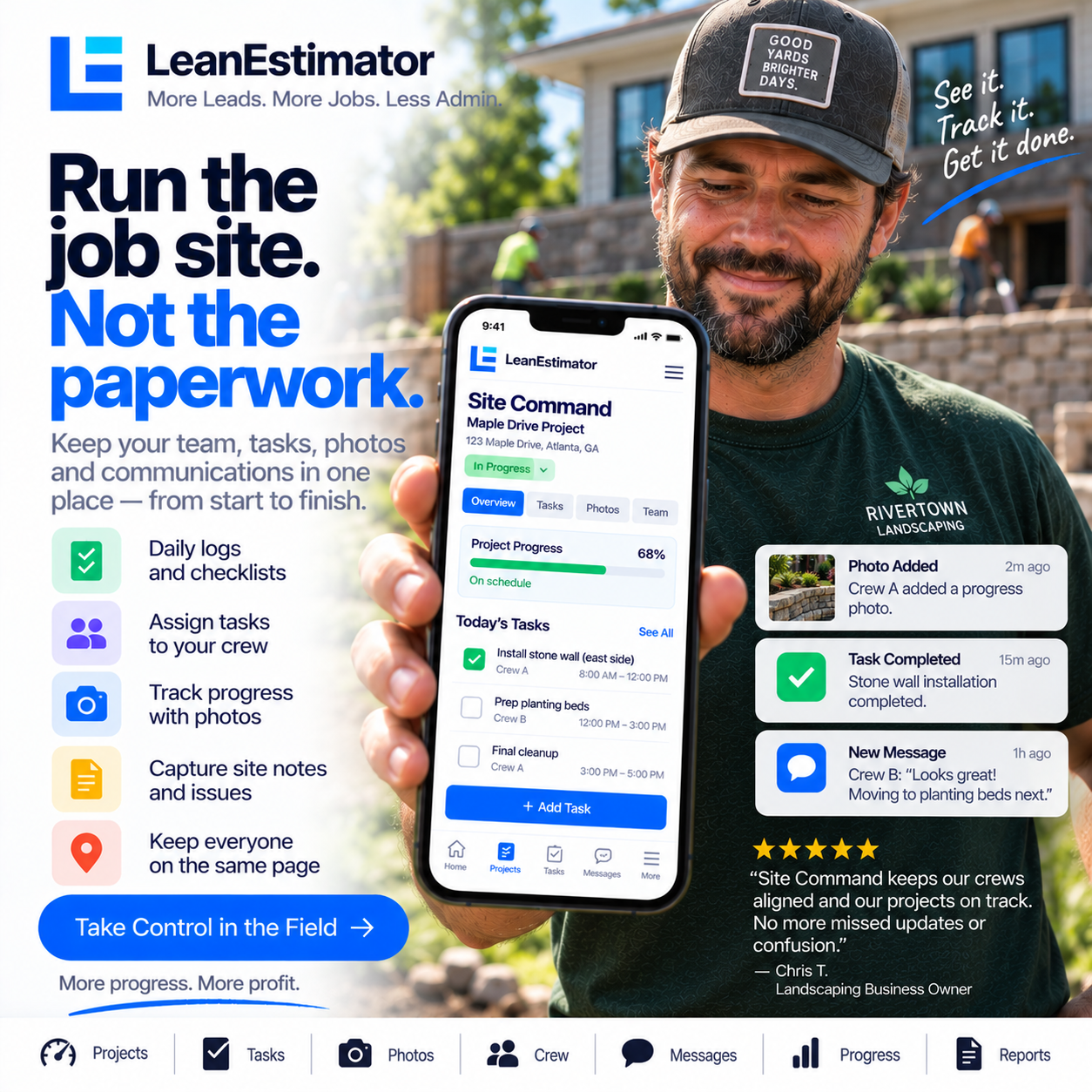 Run the site, not the paperwork