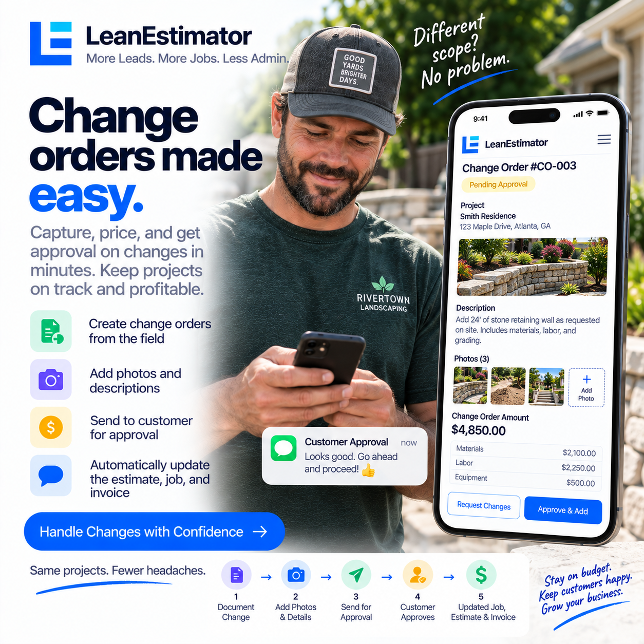 Change orders made easy