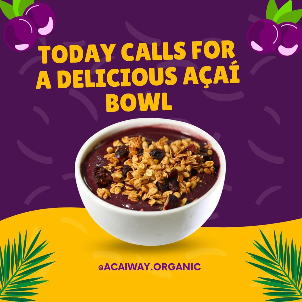 Today calls for a delicious açai bowl