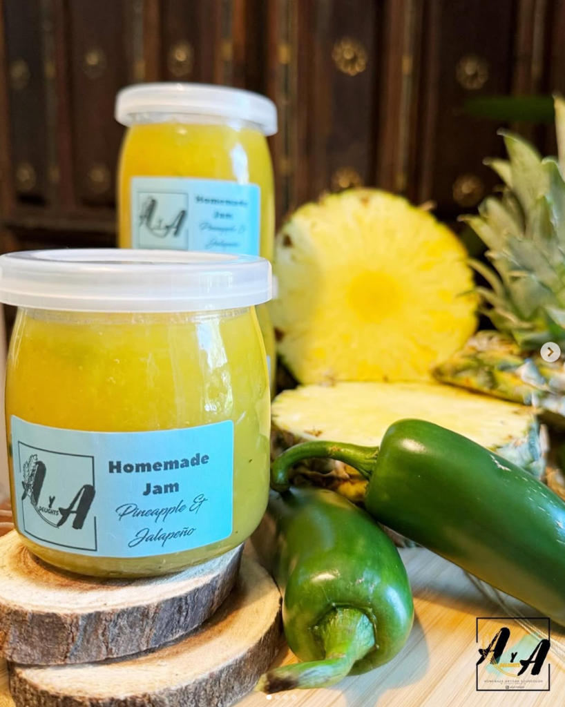 Pineapple & jalapeΓ±o homemade jam