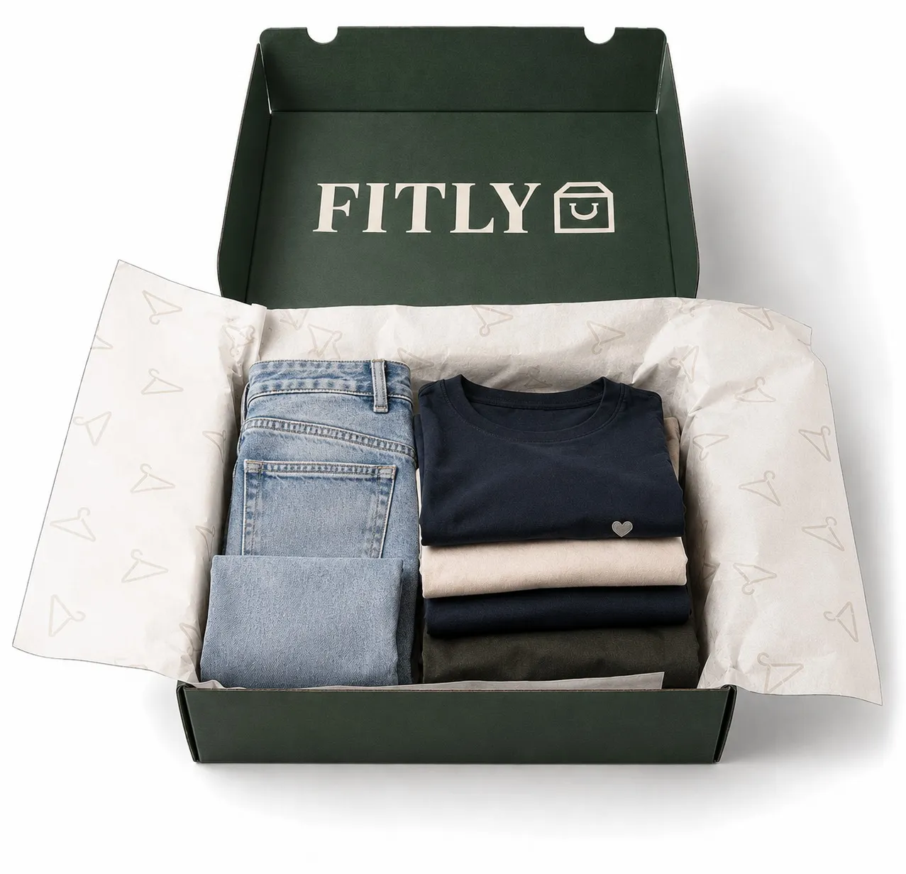 Fitly - בגדים פרימיום לגברים מגיעים עד הבית, מדידה נוחה בבית