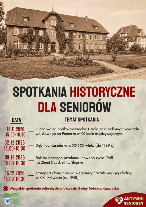 Spotkania historyczne dla seniorów