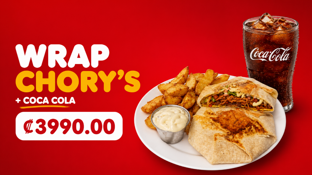 WRAP CHORY'S + COCA COLA