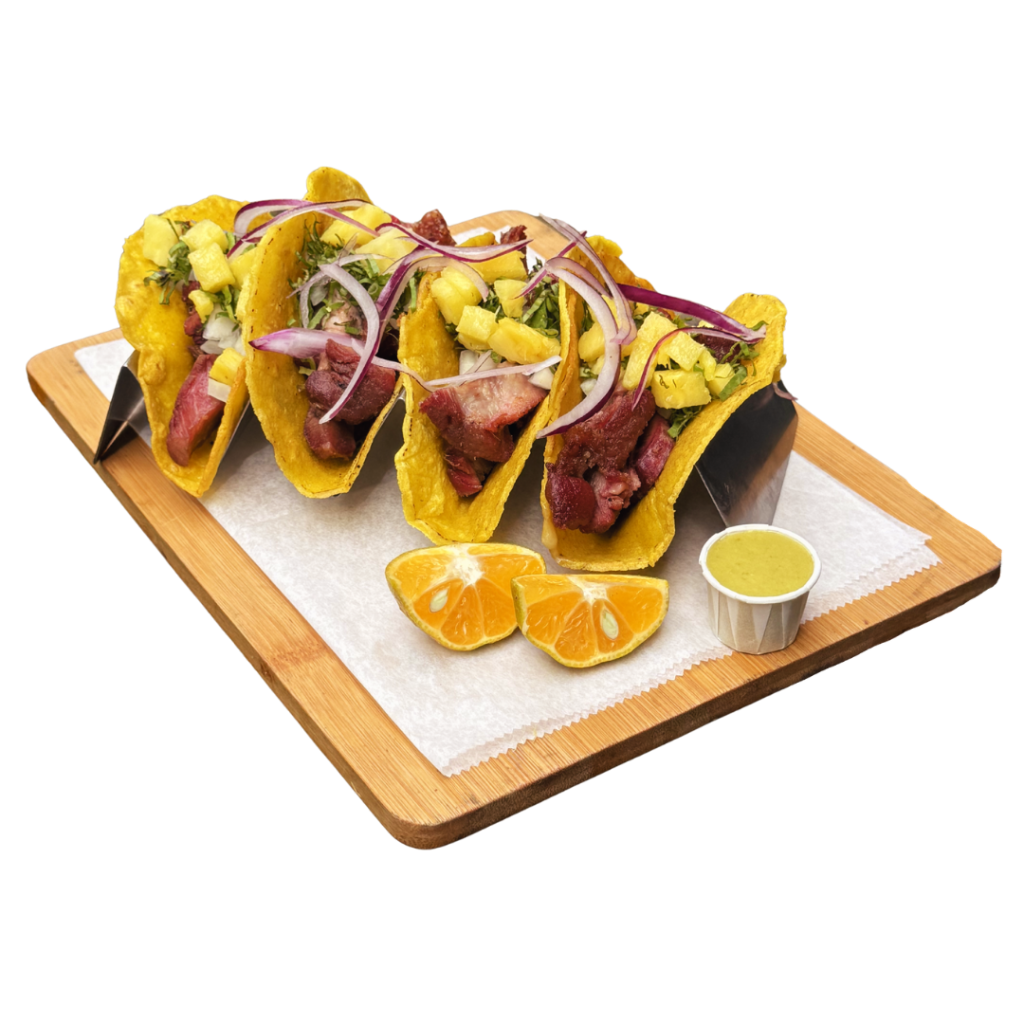 4 Tacos de Chicharrón