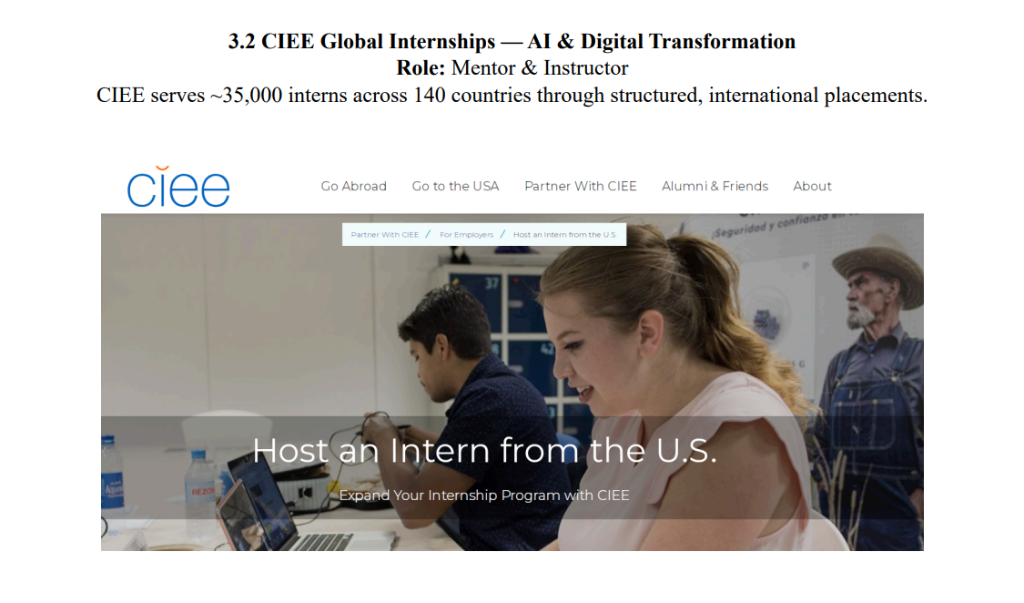 CIEE Global Internships