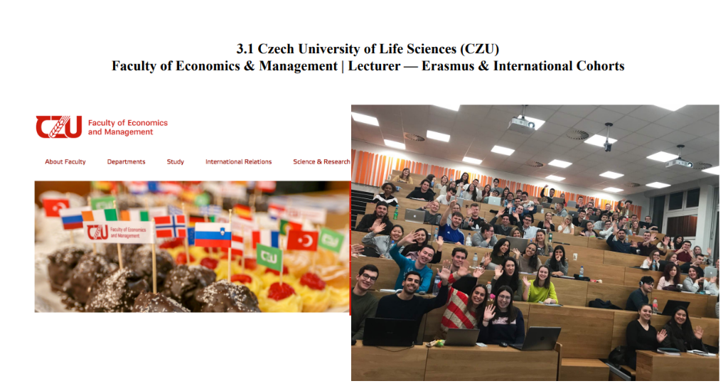 CZU Faculty of Economics & Management