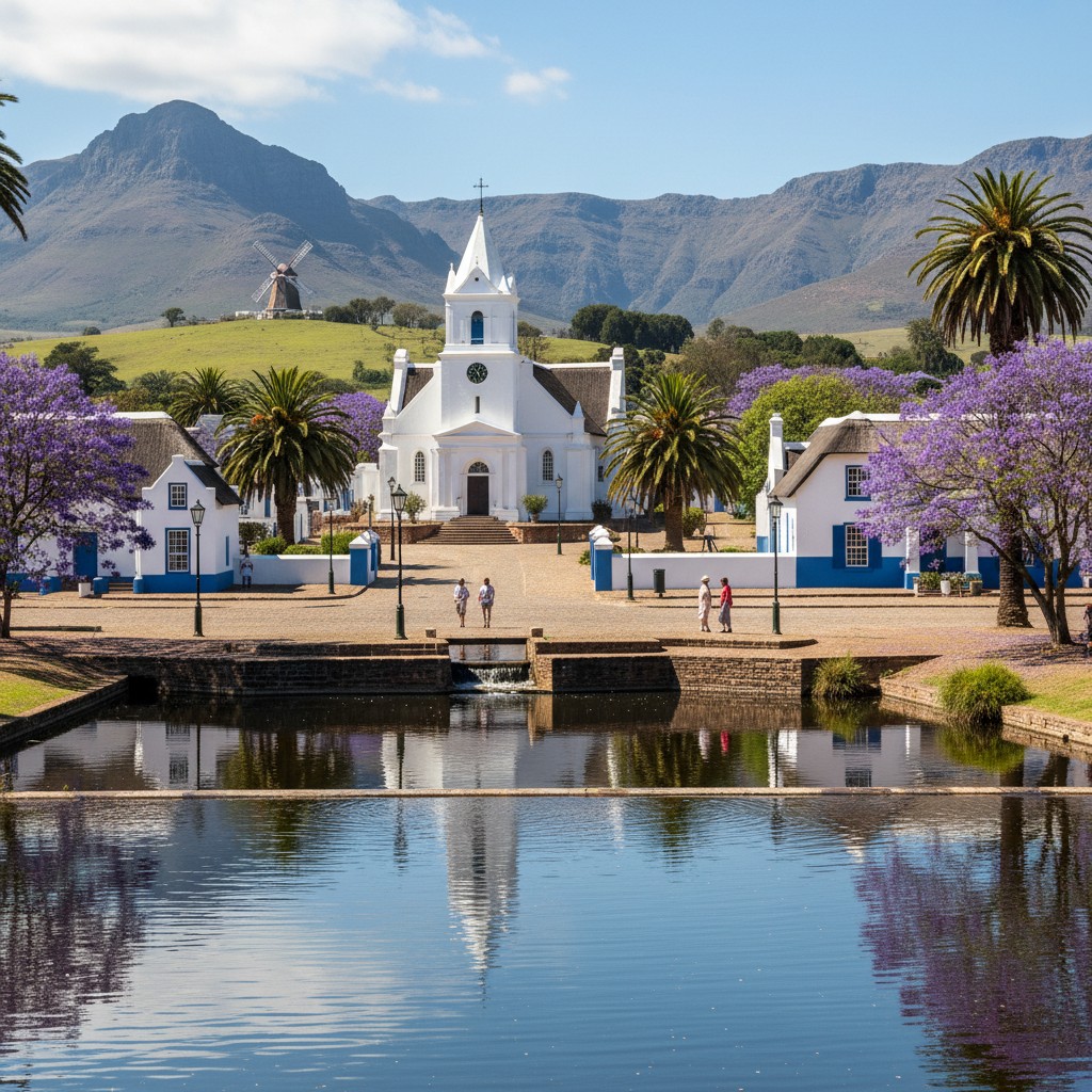 Scenic view of Middelburg, South Africa with vibrant landscapes.
