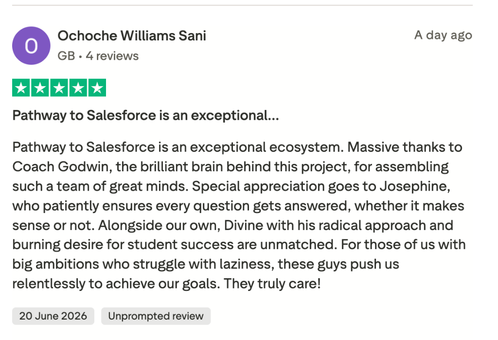 Trustpilot review by Chike Nsiegbenam