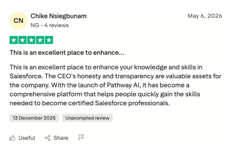 Trustpilot review by Ochocho Williams Sani