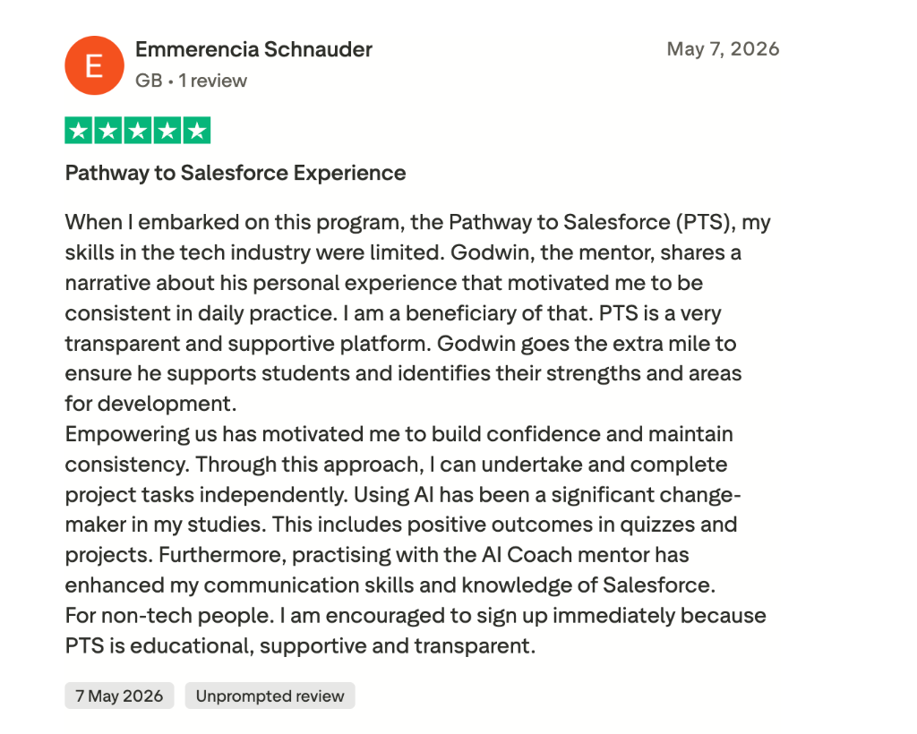 Trustpilot review by Samuel Nzokang