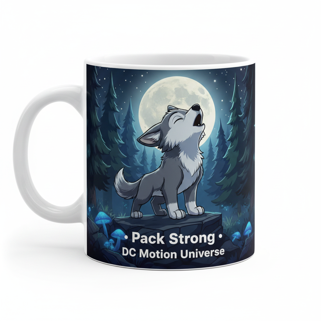 Wolf Pup — Coffee Mug Product Design