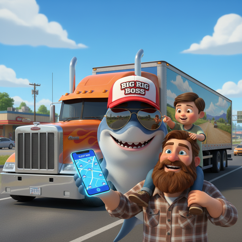 Bubba Brings Dad the Fleet Trucking App