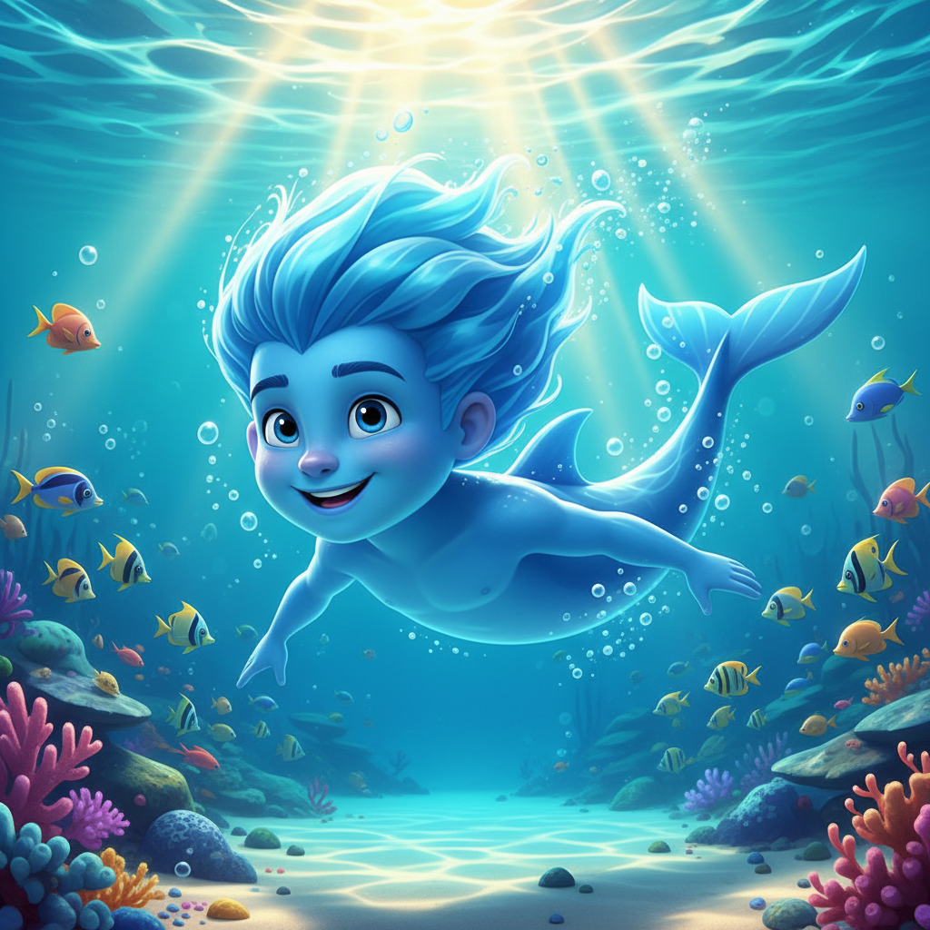 CRUZ WAVE Ocean Character Art