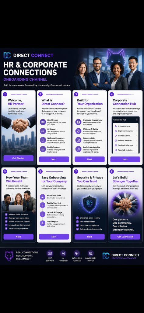 HR & Corporate Connections Dashboard